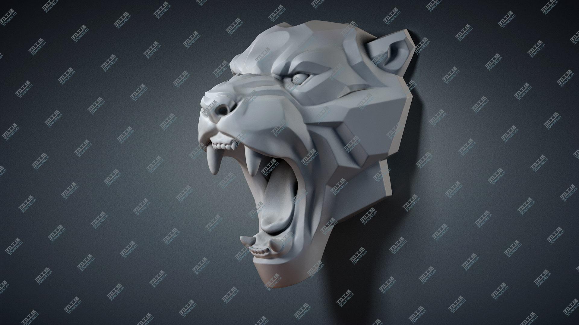 images/goods_img/2021040232/3D Roaring Leopard Sculpture Stylized model/5.jpg